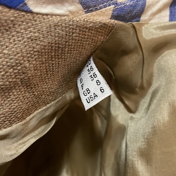 Moschino Cheap Chic Linen Butterfly Lady Bug Blazer - Picture 12 of 16